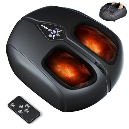 TODO Massage électrique avec Chaleur, Télécommande, Compression D'air, 5 Intensités et 4 Modes,...