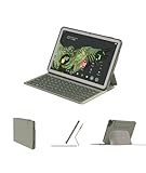 EIP Magnetix Lite Keyboard Case for Google Pixel Tablet 11 inch (2025), Light-Weight Detachable Magnetic Keyboard with Pen Slot, Docking-Friendly Case Cover, 7-Color Backlit Keys, Gemini Key