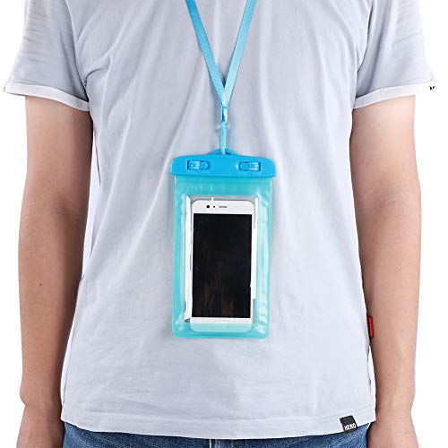Bolsa impermeável para celular, bolsa de telefone de PVC impermeável para mergulho, bolsa de natação