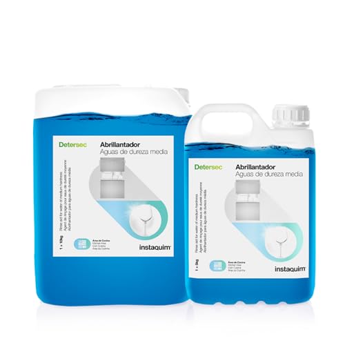 Instaquim | Detersec - Abrillantador de enjuague para vajilla y cristalería en aguas de dureza media | 5L