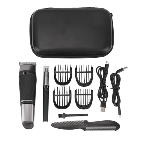 Tondeuse à barbe et cheveux USB pour un soin parfait en voyage ou chez soi