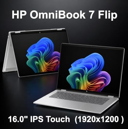 HP OmniBook 7 Flip Copilot + 2-in-1 Laptop 16.0" 60Hz Touchscreen IPS WUXGA - 4