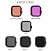SOONSUN 6-Pack Lens Filter Set for GoPro Hero 12 11 10 9 Black - ND8, ND16, ND32, CPL, Red, Magenta - Neutral Density, Circular Polarizer & Snorkeling Filters for Outdoor & Underwater Photography
