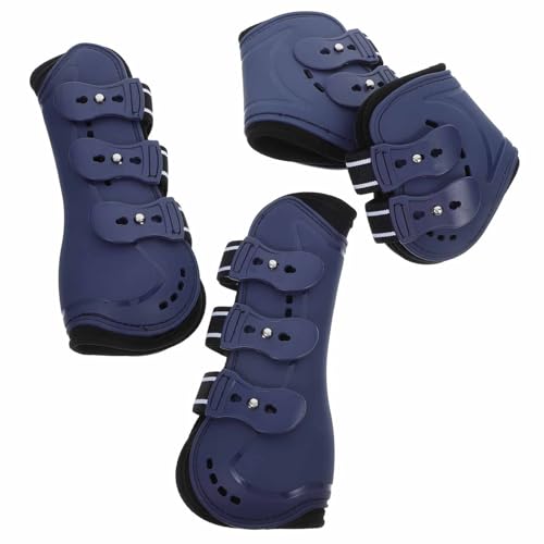 Bottes d'entraînement pour chevaux 4 pcs | Protection tendons boulets en PU