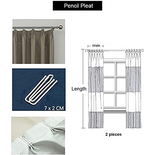 SBTXHJWCGLD Heavy green velvet curtain blackout soundproof curtains, Opaque curtains with curling tape For living room bedroom, 2 panel,dark green,Champagne,150X270cm - Image 6