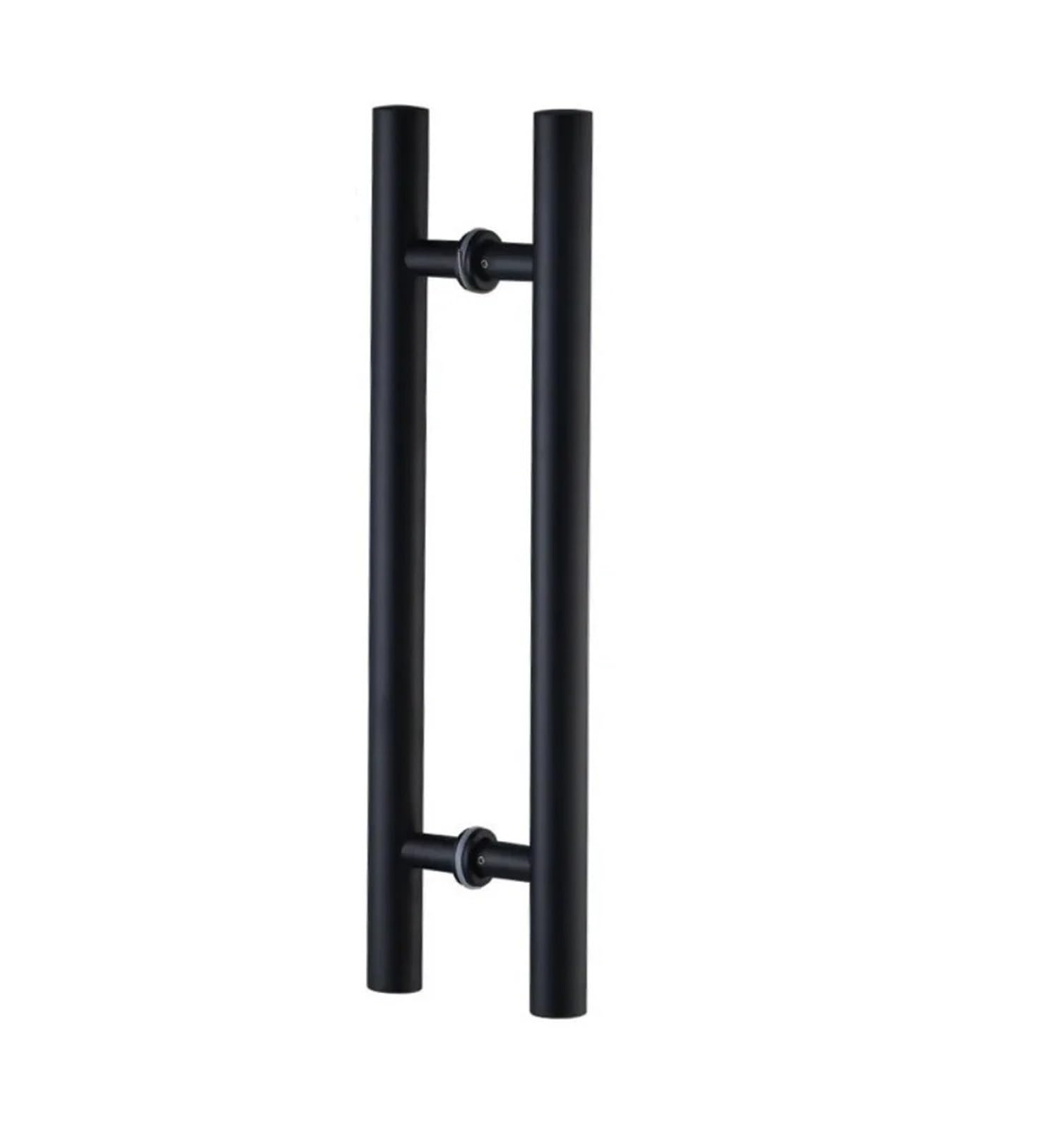 Poignées de porte en acier inoxydable douche noir mat 60 cm