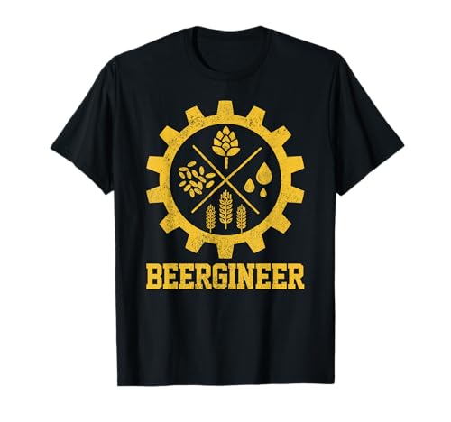 Beergineer Homebrew Home Brewing Craft Beer Brewer Gift T-Shirt