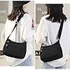 XUDREZ Women's Crossbody Bag,Waterproof Purses and Shoulder Handbags Multi Pocket Messenger Bags (Black) #4