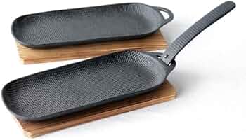 Amazon | VANIA 及源 南部鉄器 焼き焼きグリルスリム 2枚セット