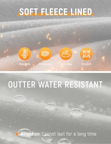 Women's Fleece Lined Pants Stretch Travel Pant with Zipper Pockets Slim Dressy Golf Business Work Casual Slacks4