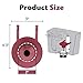 1 Pack 2-inch Universal Toilet Tank Flapper, Long Lasting All Rubber Seal Flapper Replacement Compatible with American Standard(Red)