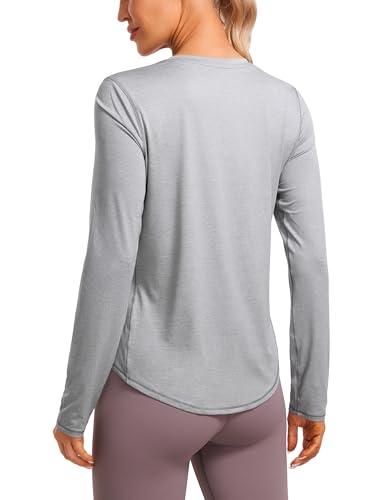 Image of CRZ YOGA Lightweight Crewneck Long Sleeve Top
