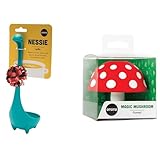Bundle of 2!!! Nessie Turquoise Original Nessie Ladle by OTOTO - Soup Ladle + Mushroom - Foldable Kitchen Funnel