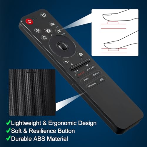 Télécommande magique LG AKB76046603 MR25GA pour TV OLED et QNED