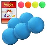 Juggle Dream 5X Pro Thud Jonglierbälle - Set mit 5 professionellen Jonglierbällen mit kostenlosem Online-Lernvideo, für Anfänger und Experten (Blau)