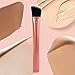 Real Techniques Cruelty Free Foundation Brush, Uniquely Shaped & Color Coded, With Synthetic Custom Cut Bristles For an Even & Streak Free Makeup Application