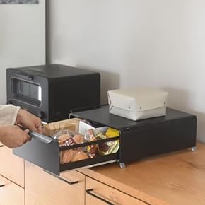 YouTen ブレッドケース　調味料収納ケース　ブラック　キッチン収納　新品 ブレッドケース(キッチン用品) 通販 | Amazon Home&Kitchen