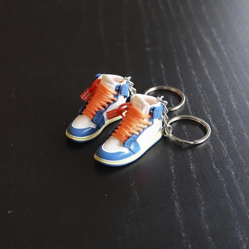 Image of CLA6 3D Sneaker Keychain | Miniature Shoe Keyring | Handcrafted And Hand-painted | Diverse Collection | Unisex