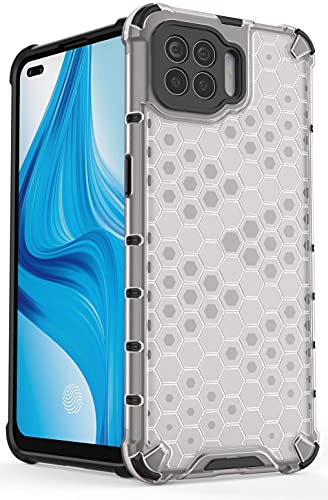 Image of Glasgow | for Oppo F17 Pro Stylish Look Pattern Back Case Cover for Oppo F17 Pro - Transparent