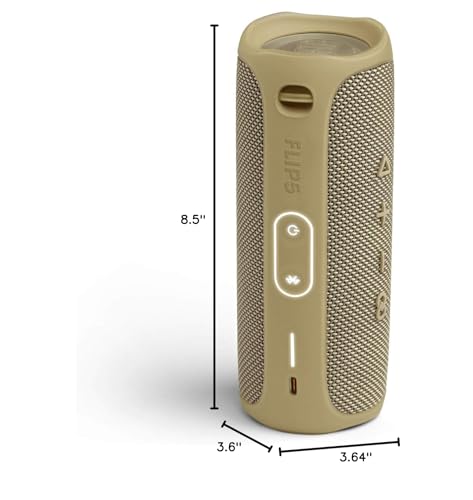 Image of JBL FLIP 5 Waterproof Portable Bluetooth Speaker - Sand (Renewed)