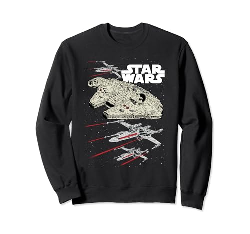 Sweatshirt Star Wars Rebel Star Fighters chaud et durable fini les pulls geeks qui rétrécissent