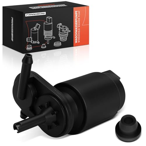 Frankberg Scheibenwaschpumpe Waschwasserpumpe Scheibenreinigung Vorne Hinten 2-Polig Kompatibel mit Corsa D S07 Corsa C X01 Zafira A T98 Astra G T98 Polo 6N2 Replace# 1H6955651