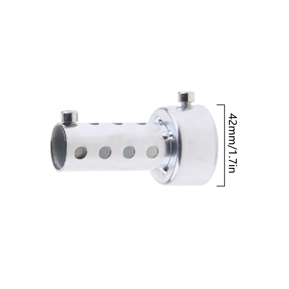 DB Killer Motorrad-Auspufftopf, Universal Auspuff Schalldämpfer Geräuschunterdrückung, Can Noise Muffler Removable Silencer, 42mm/1.7in