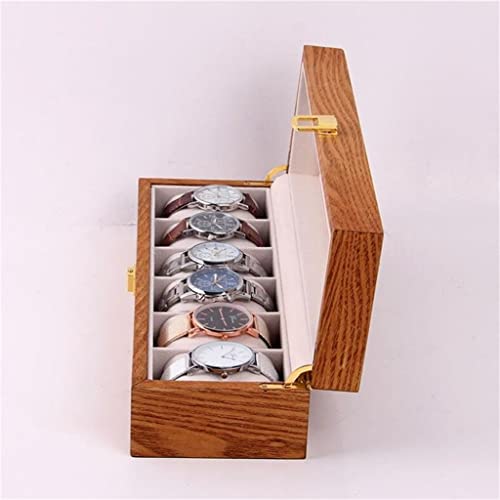 Boîte à montres en bois style vintage : sublimez votre commode avec 6 grilles - 3