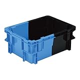 三甲(サンコー) SNコンテナ/2色コンテナボックス 【Bタイプ】 #12K ブラック×ブルー【代引不可】 ds-1646598