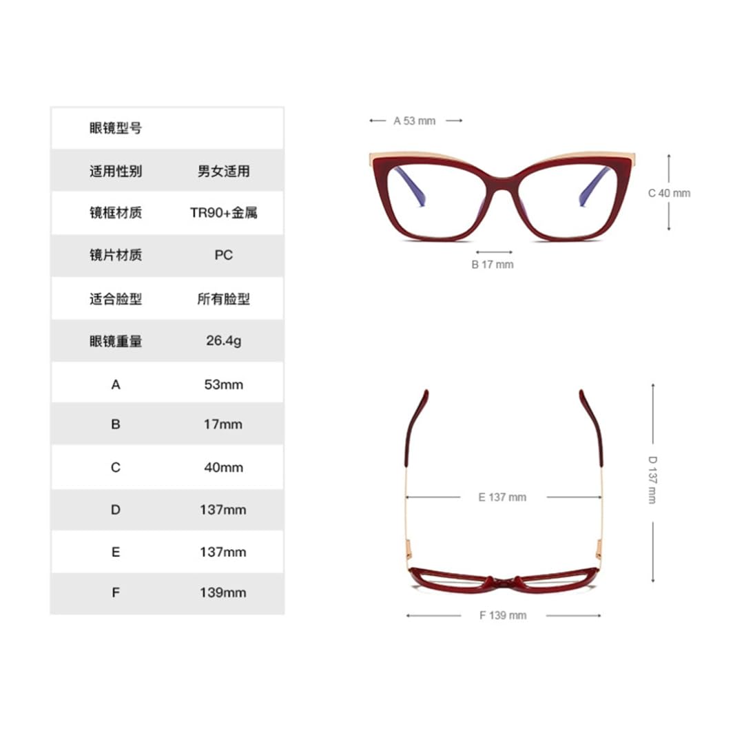Kocie oko okulary przeciwsłoneczne ramki Tr90 ultralekkie mężczyźni kobiety moda