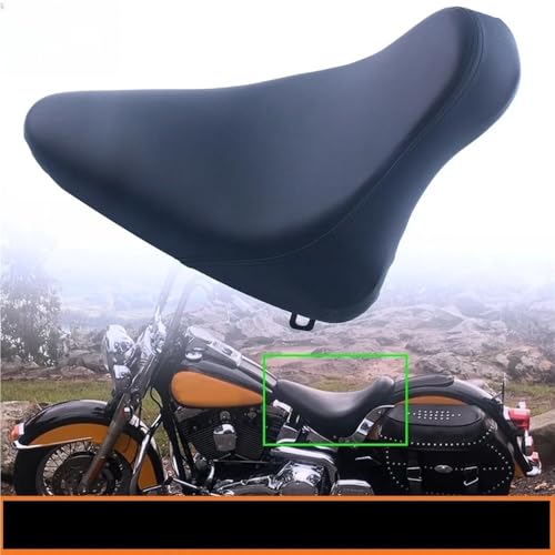Asiento individual de motocicleta para viajes largos en modelos FXST y FLSTF 2