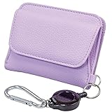 ファイン FIN-980PL コンパクト財布 リール付 パープル