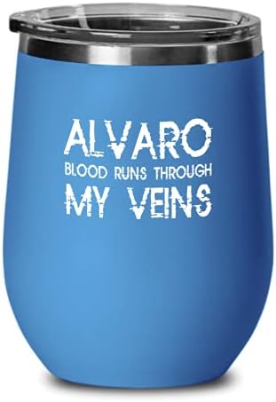 Cookies Wine Tumbler Buy me cookies and tell me I'm pretty! Funny Gift 12oz, Blue image 2