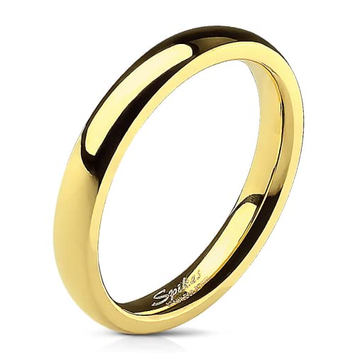 UrbanBijoux Bague Anneau Alliance Mariage de fiançaille Homme Femme plaqué Or 4mm - 52