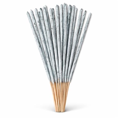 Consejos para Comprar Incienso más recomendados. 44 Beetbul Incienso de Copal Blanco Maya (20 Varitas), Elaboradas a Mano por Artesanos Mexicanos, Duraderas, para Yoga y Meditación