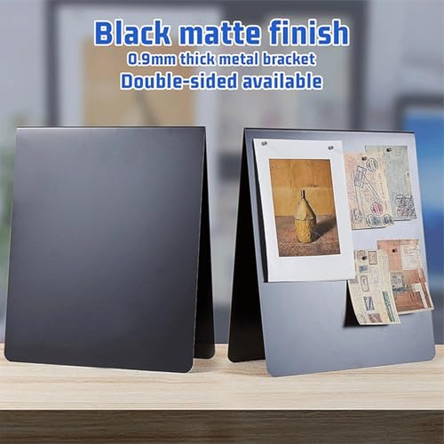 Tableau d'affichage magnétique de bureau compact pour notes - 3