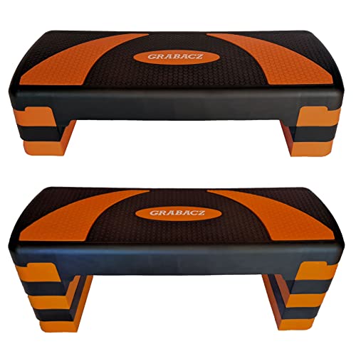 Stepper Aerobic-Fitness-Steppbrett 78x29cm höhenverstellbar 10-15-20-25-30cm Hometrainer Fitnesstraining Workoutfür Zuhause rutschfest Step für Aerobic, Fitness, Home Step, Step-Bench (5-Stufen) Cover
