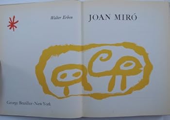 Hardcover JOAN MIRÓ. [German] Book