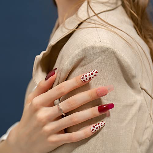 Drizzle Semi Cured Gel Nail Strips, Real Nail Polish Art Stickers (Uv/Led Light Required), Glossy, Glitter, Solid Color, Adhesive Full Nail Wraps Long Lasting Waterproof, Nail Strips Decal For Women (Mooo) #TOP4