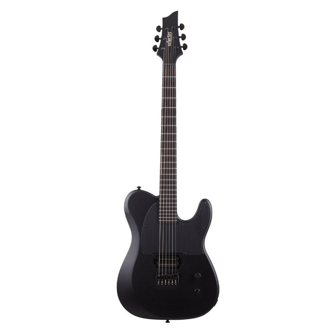 PT Black Ops 6-String Electric Guitar with Mahogany Body and Ebony Fingerboard (Satin Black Open Pore)