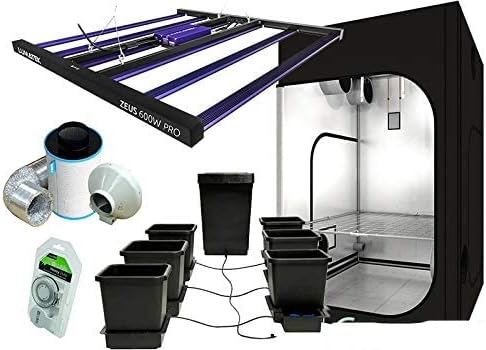 Grow Tent Kits - Autopot System, LED Lumatek, SJ Tent & Ram Extraction Kit (Kit DR 150 + Zeus 600W Pro + Autopot 6 pot System)
