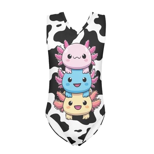 Image of Girls Swimsuits Size 3-14 Kids Summer Sleeveless One Piece Bathing Suit Beach V-Neck