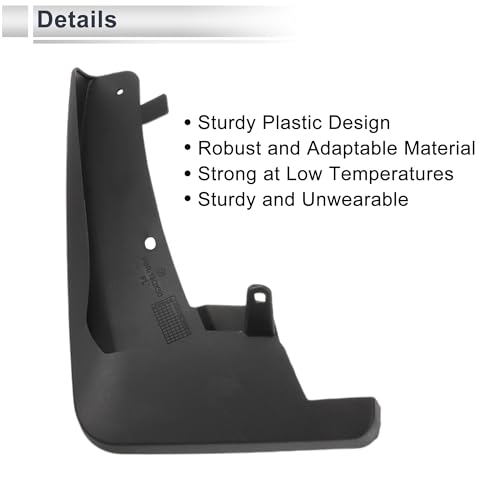 Image of X AUTOHAUX 1set Front and Rear Mud Flaps Splash Guards Mud Guards for Infiniti QX50 2019-2023 W /Mount Accessories