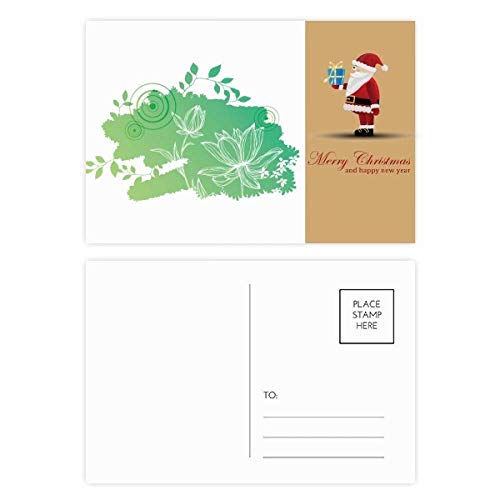 Cartes postales de remerciement grenouille de lotus, lot de 20 au motif de Noël pour vos fêtes
