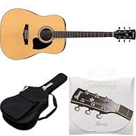 PF Series 6-String acoustic guitar from the world leading Ibanez guitar brand / Ibanez renowned quality, playability and craftsmanship whatever your level or style of guitar playing. Easy on the hands: The PF15 neck design is tactile and responsive, ...