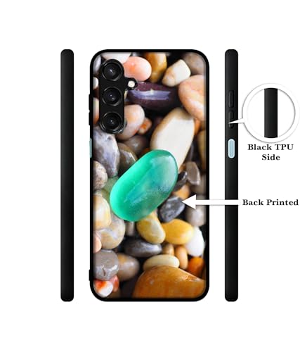 Image of Sea Stones Design Premium 2D Printed Metal Back Case Cover for Samsung Galaxy F54 5G