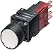 Siemens 3SB22 26-0AH01 Pushbutton Unit, Flat Button, Illuminated, Incandescent Lamp, 1 NO Contact Type, Clear , 24VAC/VDC Operating Voltage