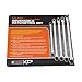 K Tool International XDDBM10 5 Piece Reversible Double Box Ratcheting Wrench Set for Garages, Repair Shops, and DIY, Black