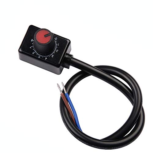 2Pack Dc0/1-10V Knob Led Dimmer Mini Controller Rotary Switch Pwm Dimming Off For 0-10V / 1-10V Dimmable Led Drivers Electronic Ballasts Controling Interior Light Grow Lamp #TOP2