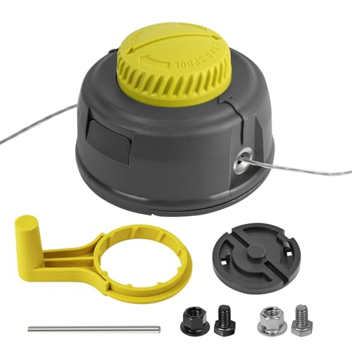 311759014 311759013 Reel Easy Bump Head Compatible With Ryobi RY4CSS Straight Shaft String Trimmers (AC04156) Compatible With Ryobi RY253SS trimmer head and RY251PH bump head Weed Eater Head